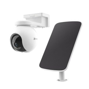 KIT DE CÁMARA DE BATERÍA RECARGABLE Y PANEL SOLAR, WI-FI, ALMACENAMIENTO GRATUITO EN MEMORIA INTERNA DE 32 GB, INCLUYE 1 PIEZA DE CS-HB8 Y 1 PIEZA DE CS-CMT-SOLARPANEL-C, CSHB8/K