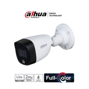 DAHUA HAC-HFW1209C-LED - CÁMARA BULLET FULL COLOR 1080P/ LENTE DE 2.8 MM/ 106 GRADOS DE APERTURA/ LUZ BLANCA DE 20 MTS/ STARLIGHT/ IP67/ SOPORTA CVI/AHD Y CVBS/
