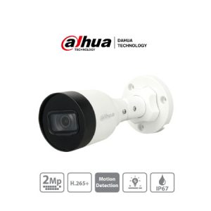 DAHUA IPC-HFW1230S1-S4 - CAMARA IP BULLET 2 MP/ H.265+/ 20 FPS/ LENTE DE 2.8MM/ ANGULO DE 104/ IR DE 30 MTS/ IP67/ POE/ DWDR/ HLC/
