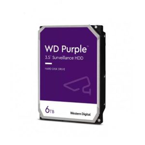 DISCO DURO PARA VIDEOVIGILANCIA WESTERN DIGITAL WD PURPLE SURVEILLANCE 3.5", 6TB, SATA, 6 GBIT/S, 256MB CACHÉ