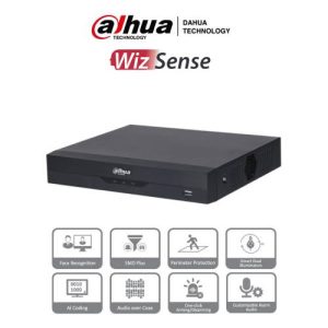 DVR DAHUA DE 8 CANALES, 5 MEGAPIXELES LITE, H.265+ PARA 1 DISCO DURO, MÁX. 10TB, 2X USB 2.0, 1X RJ-45, DH-XVR5108HS-I3