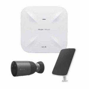 KIT DE CÁMARAS WI-FI EZVIZ CON ACCESS POINT/ INCLUYE 1 CÁMARA DE BATERÍA CS-BC1C / 1 PANE SOLAR MOD. CS-CMT-SOLARPANEL-C / 1 ACCESS POINT RG-RAP6260(G), RGRAP6260(G)/BC1C/PS