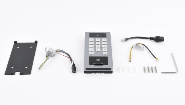 CONTROL DE ACCESO HIKVISION BIOMÉTRICO CON VIDEOPORTERO DS-K1T502DBFWX-C