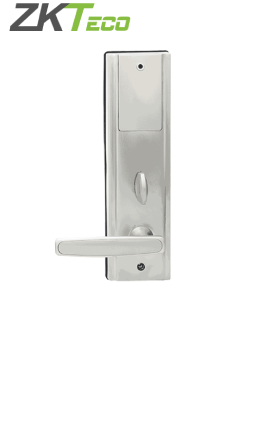 Cerradura Izquierda para Hotel con Tecnología Mifare 13.56 MHz, Compatible con Puertas de 35 a 55 mm de Grosor, Estándar Americano, con 5 Pestillos de Seguridad