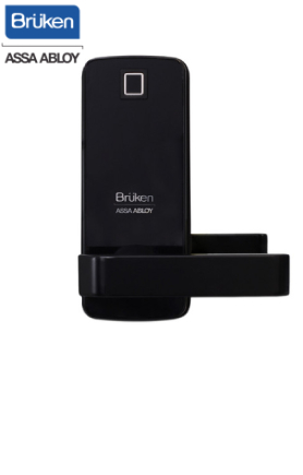 Cerrojo Electrónico con Manija para Puerta de Madera