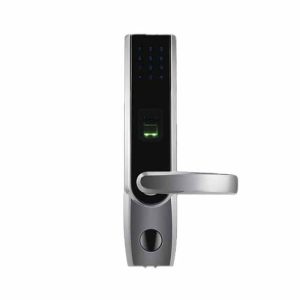CERRADURA AUTÓNOMA DERECHA ZKTECO BLUETOOTH DE HUELLA DIGITAL, TARJETA DE PROXIMIDAD Y CONTRASEÑA, APP ZKSMARKEY, TL400BR