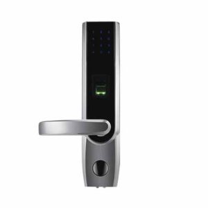 CERRADURA AUTÓNOMA IZQUIERDA ZKTECO BLUETOOTH DE HUELLA DIGITAL, TARJETA DE PROXIMIDAD Y CONTRASEÑA, APP ZKSMARKEY, TL400BL