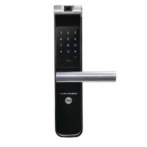 CERRADURA INTELIGENTE YALE-ASSA ABLOY CON TECLADO Y LECTOR DE HUELLA DIGITAL DE ALTO DISEÑO ESTÉTICO, 100 USUARIOS, MX89796