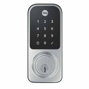 CERROJO DIGITAL YALE-ASSA ABLOY CON TECLADO YDD120, ADICIONADA CON LLAVE DENTADA 5 PERNOS, PARA PUERTA IZQ O DERECHA DE 35-45 MM, MX89813