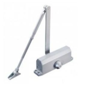 YLI YC-83-2 - Brazo cierra puerta automático / Para puertas de 100 kg / Compatible con puertas de madera, vidrio, metal / Velocidad ajustable de cierre / Instalación izquierda o derecha