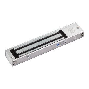 YLI YM280NLEDULPACK Paquete de Cerradura Magnética YM280NLED y MBK280UL para Puertas de Vidrio sin Marco / 280 kg (600 Lb) / Con Indicador Led
