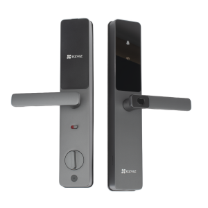 EZVIZ CS-DL05-R200 Cerradura Inteligente, Wi-Fi, Bluetooth, Códigos Temporales Para Visitantes, Lectura de Huella, Lectura de Tag, Contraseña, Botón para Timbrar, Apertura Remota, Alarma Anti-intrusión, No Requiere HUB