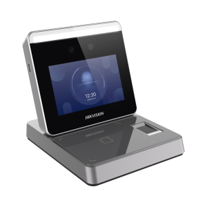 HIKVISION DS-K1F600U-D6E-F Enrolador IP de Rostros, Huellas y Tarjetas (MIFARE y EM) para iVMS-4200, Hik-Connect Teams (USB), Facilita el Alta de Rostros, Huellas y Tarjeta al Software