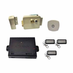 KIT DE CERRADURA INTELIGENTE DERECHA ASSAABLOY, CON CERRADURA, MÓDULO HUB, MÓDULO DE RELEVADOR Y 3 CONTROLES REMOTOS, 30 USUARIOS, 89373