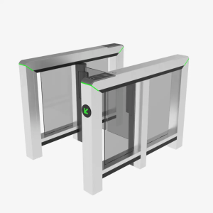 ZKTECO MARSS1000 Puerta de Velocidad de un Solo Carril Mars-S1000 Series, Sensor Infrarrojo 8 pares (opción hasta 12), Controlador PGIC, Acero Inoxidable SUS304, Panel de Lectura Conmutable, Anti-Seguimiento, Monitoreo Unidireccional, Integración c