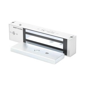 ENFORCER SECOLARM E941SA1K2PQ Chapa Magnética de 1200 Lbs, Sensor de Adherencia, Uso en Interior/ LED Indicador, Alimentación 12/24 Vcd Seleccionable, Sin Magnetismo Residual, UL