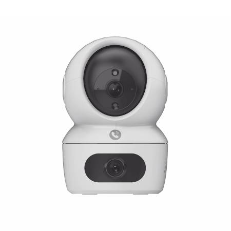 CÁMARA WIFI EZVIZ CS-H7C PT DE DOBLE LENTE 4MP + 4MP CON WIFI 6, DETECCIÓN HUMANA IA Y VISIÓN NOCTURNA A COLOR